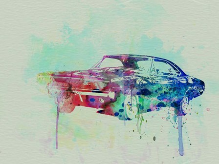 1967 Dodge Charger  2 by Naxart art print