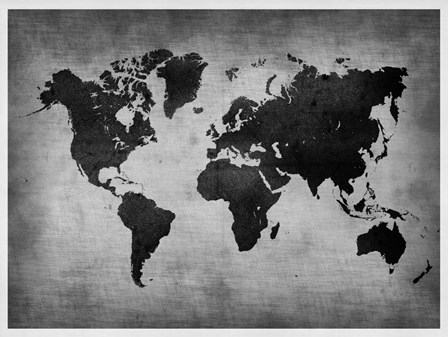 World  Map 8 by Naxart art print