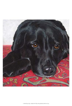 Dlynn&#39;s Dogs - Tallulah by Dlynn Roll art print