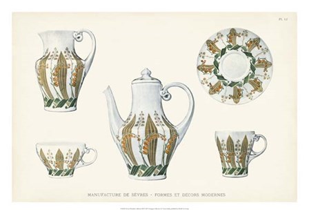 Sevres Porcelain Collection III by Vision Studio art print