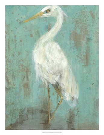 Seaspray Heron II by Jennifer Goldberger art print