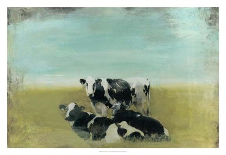 Country Drive Cows III by Naomi McCavitt art print