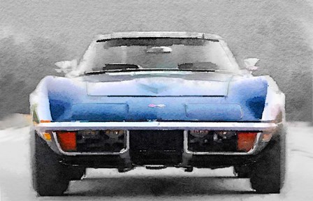 1972 Corvette Front End by Naxart art print