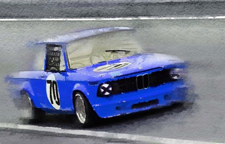 1969 BMW 2002 Racing by Naxart art print