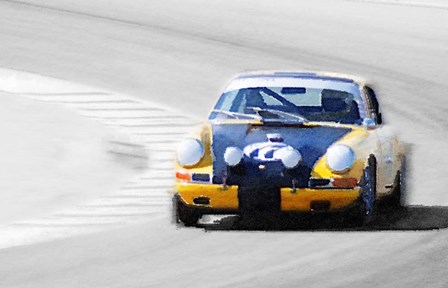 Porsche 911 on Race Track by Naxart art print