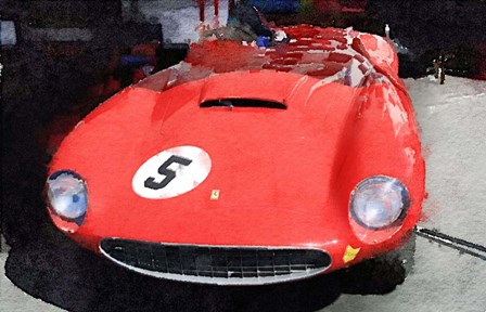 1962 Ferrari in the Pits by Naxart art print