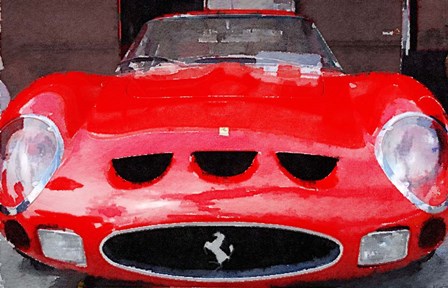 1962 Ferrari 250 GTO Front by Naxart art print