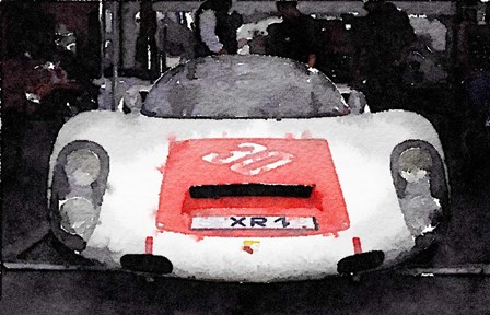 Ferrari Front End Monterey by Naxart art print