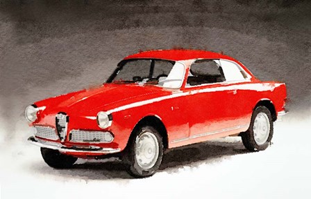 1958 Alfa Romeo Giulietta Sprint by Naxart art print