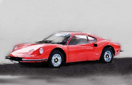 Ferrari Dino 246 GT by Naxart art print