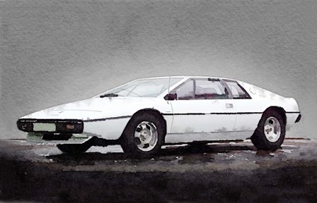 1976 Lotus Esprit Coupe by Naxart art print