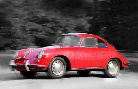 1963 Porsche 356 C by Naxart art print