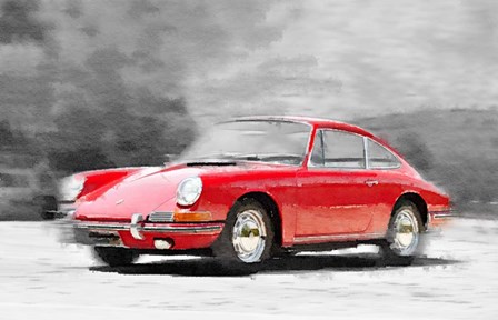 1964 Porsche 911 by Naxart art print