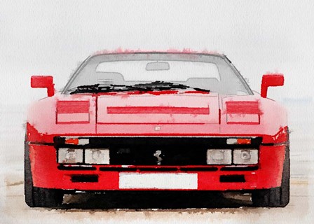 1980 Ferrari 288 GTO Front by Naxart art print