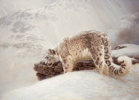 Thru The Pass by Richard Burns art print