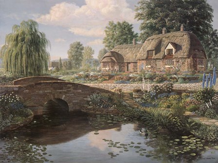 New Forest Afternoon by Richard Burns art print