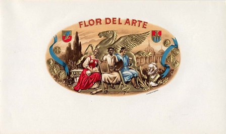 Flor Del Arte by Art of the Cigar art print