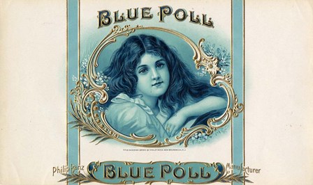 Blue Poll by Art of the Cigar art print