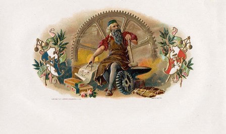 Vintage Cigar Label VI by Art of the Cigar art print