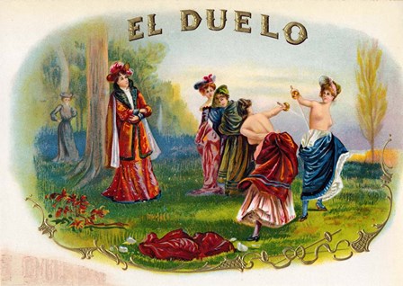 El Duelo by Art of the Cigar art print