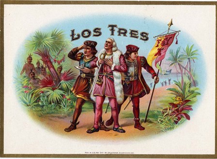 Los Tres by Art of the Cigar art print