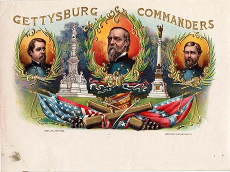 Gettysburg &amp; Commanders by Art of the Cigar art print