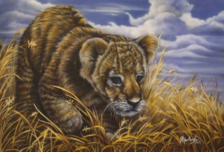 Playful Curiosity by Jenny Newland art print