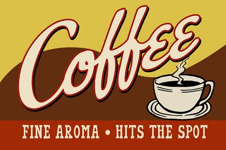 Coffee Fine Aroma by RetroPlanet art print