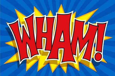 Wham by RetroPlanet art print