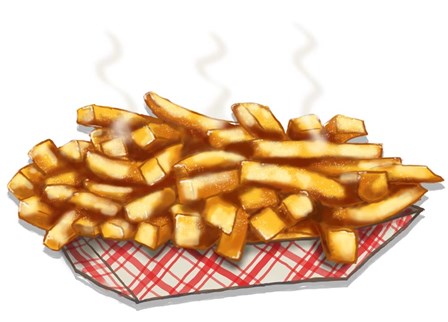 Fries by RetroPlanet art print