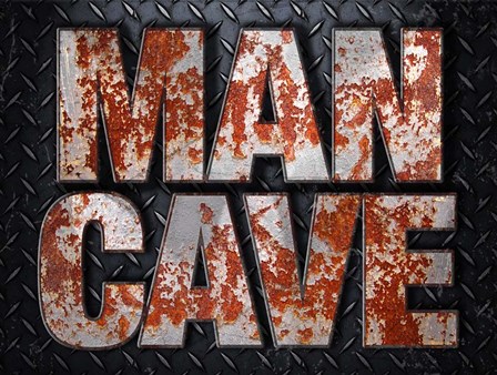 Man Cave by RetroPlanet art print