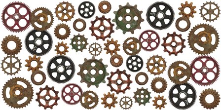 Gears by RetroPlanet art print