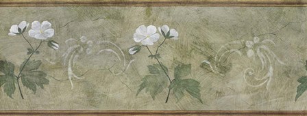 Pair of White Flowers Panel by Pablo Esteban art print
