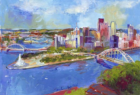 Pittsburgh by Richard Wallich art print