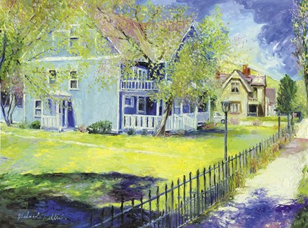 Georgetown by Richard Wallich art print