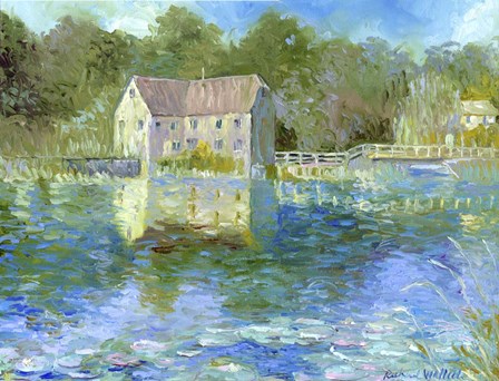 Old Mill by Richard Wallich art print
