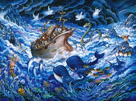 Noah's Voyage by Bill Bell art print