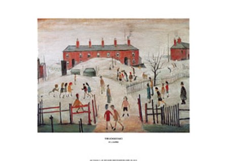 Schoolyard by Lawrence Stephen Lowry art print