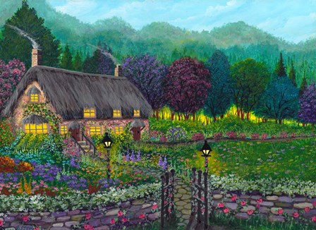Pleasant Valley by Bonnie B. Cook art print