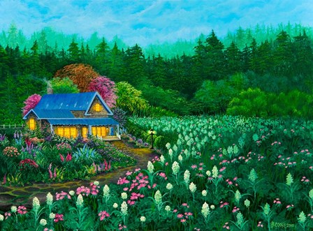 Paradise Cove by Bonnie B. Cook art print