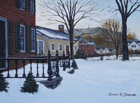 Woodstock Village by Bruce Dumas art print