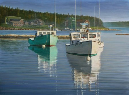 Bernard Harbor by Bruce Dumas art print