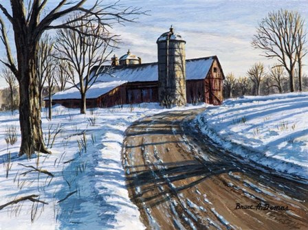 Northwest Barn by Bruce Dumas art print