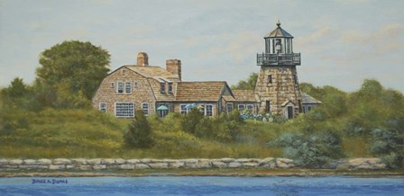 Harbor Light View by Bruce Dumas art print