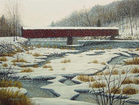 Cornwall Bridge by Bruce Dumas art print