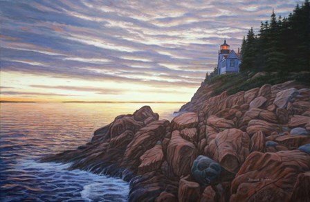 Bass Harbor Light by Bruce Dumas art print