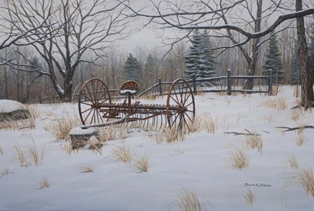 Rustic Rake by Bruce Dumas art print