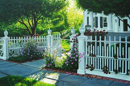 Southport Mansion by Bruce Dumas art print