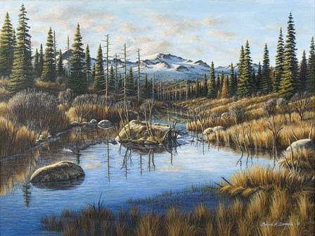 Mountain Vista by Bruce Dumas art print