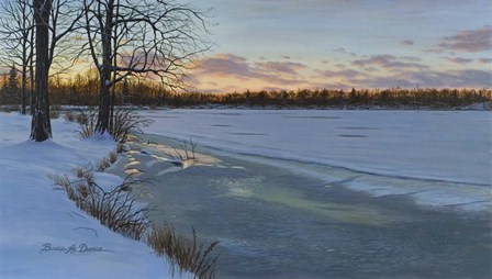 Northfarms by Bruce Dumas art print